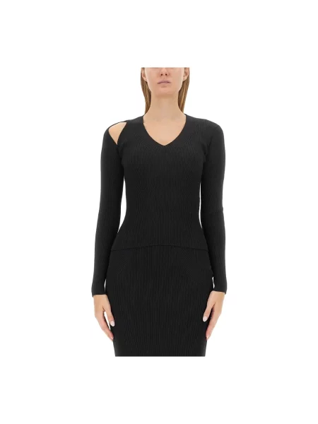 Sweter Alexander Mcqueen wełniany czarny