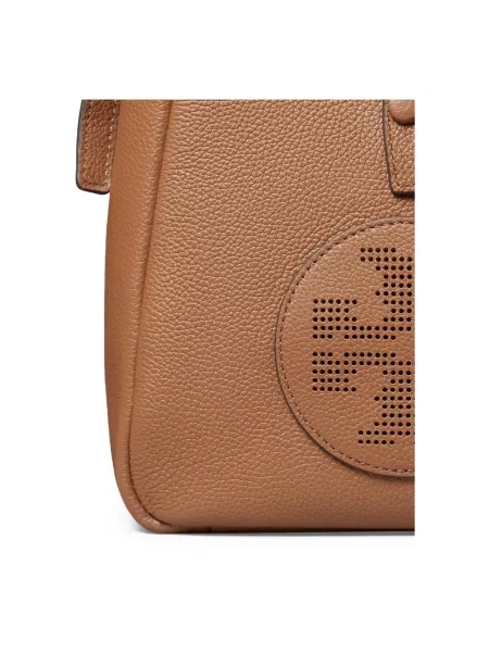 Torebka crossbody Tory Burch skórzana brązowa