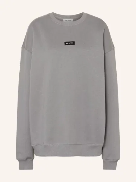 Oh April Bluza Nierozpinana Oversize grau szara