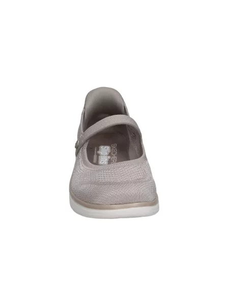 Baleríny Skechers béžová