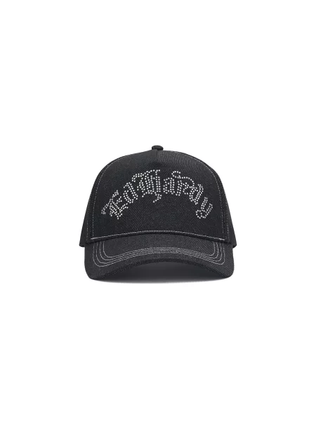 Ed Hardy Čiapka denim / strieborná čierny