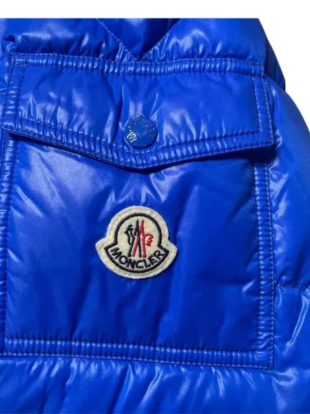 Geacă cu puf Moncler Maya albastru