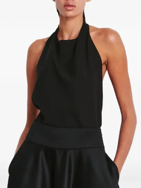 Bluză Wardrobe.nyc de mătase negru