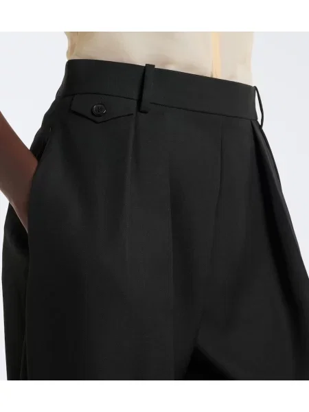 Pantaloni Khaite de lână negru