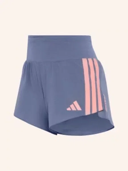 Adidas Bežecké Šortky 2 V 1 Adizero Running Gel Pocket černošedá / neonově oranžová