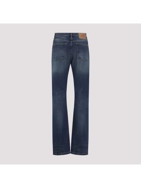 Zwężane dżinsy Prada zwężany niebieski