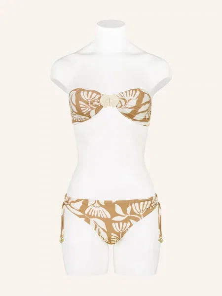 Watercult Bandeau Bikiny Coastal Bohemia / krémová béžová