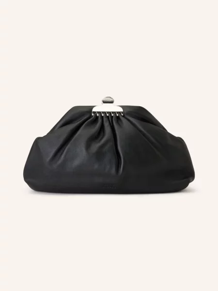 Marc Jacobs Psaníčko The Glam Clutch / stříbrná černá