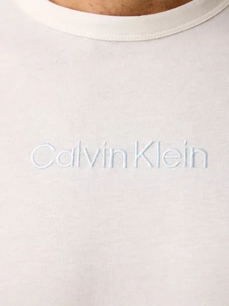Calvin Klein Underwear kétrészes pizsama férfi bézs
