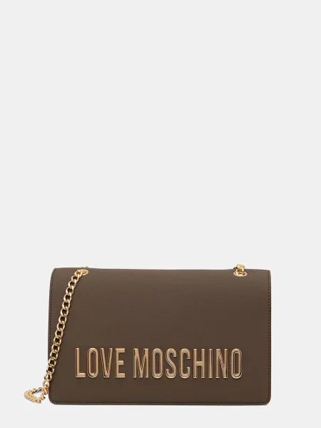 Geantă LOVE MOSCHINO maro