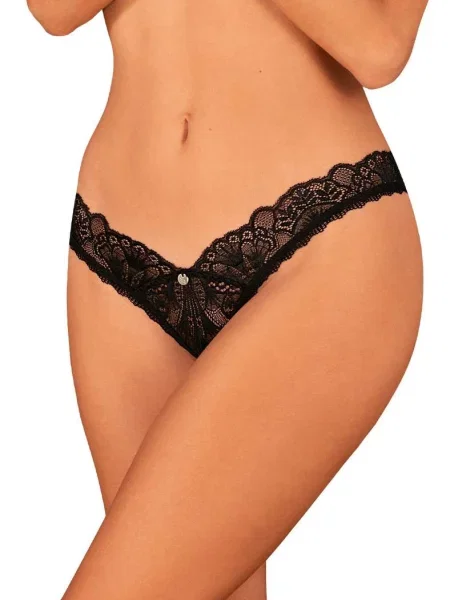 Эротические стринги с разрезом Стринги_Obsessive_Donna_Dream_otwarte чорні