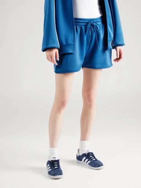 TOPSHOP Nadrág azúr fehér