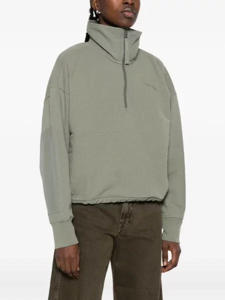 Hanorac Canada Goose de jumătate de fermoar verde