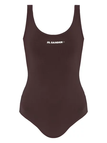 Costum de baie Jil Sander cu imagine maro