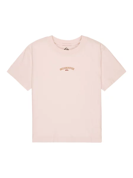QUIKSILVER Tričko tmavě béžová / bordó / přírodní bílá