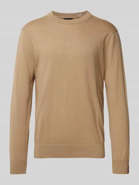Sweter z dzianiny z detalem z logo Scotch & Soda
