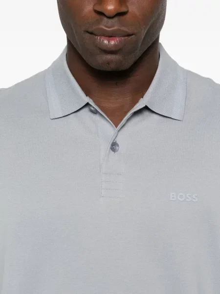 Polo Boss cu imagine gri