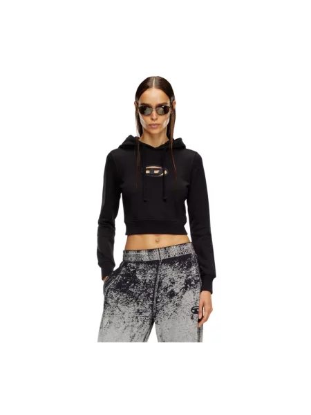 Diesel Bluzy Kobieta S Bluzy z kapturem czarny