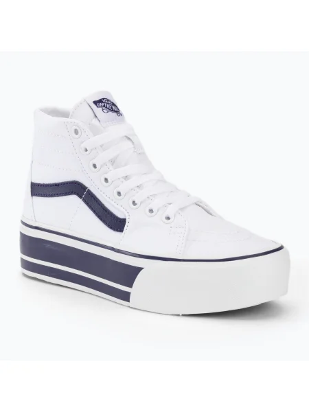 Vans UA Tapered Stackform Sport Stripes navy true/white обувки бяло