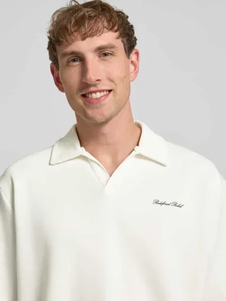Koszulka polo o kroju regular fit z logo model „Eddie” Redefined Rebel biała