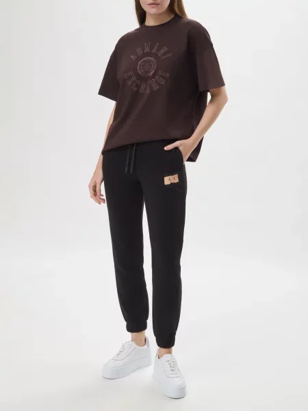 Футболка Armani Exchange коричнева