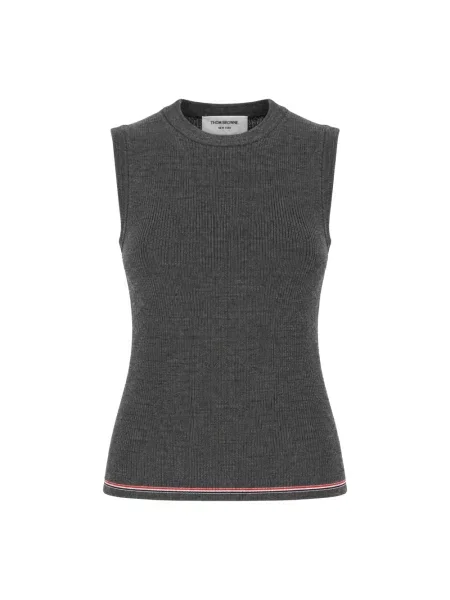 Sweter Thom Browne wełniany szary