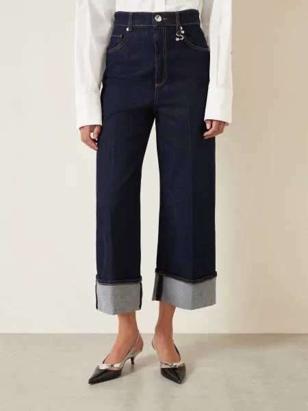Sportmax Jeansy Wide Leg Rapido blau