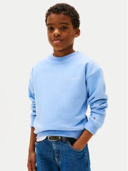 Mikina Tommy Hilfiger modrá