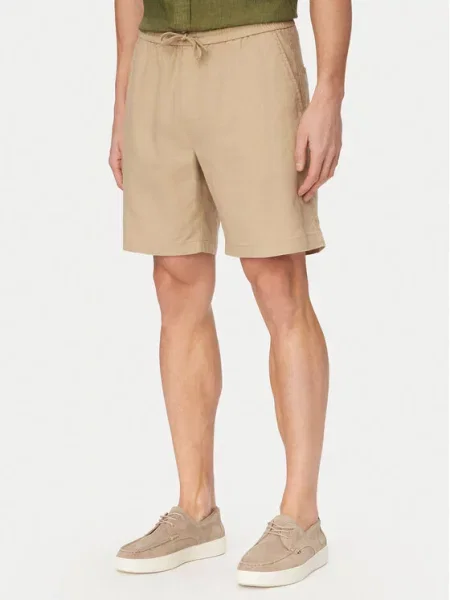 Tommy Hilfiger Szövet rövidnadrág Dover Khaki bézs