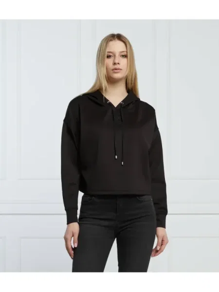 DKNY Hanorac | Cropped Fit negru