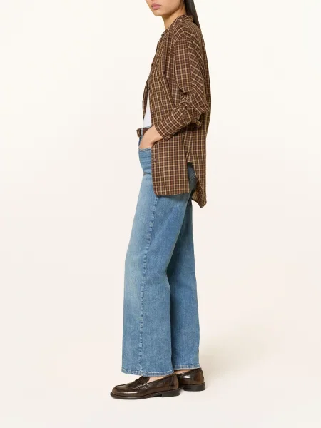 Opus Pants Džíny S Širokými Nohavicemi Melly Modern mid blue modré