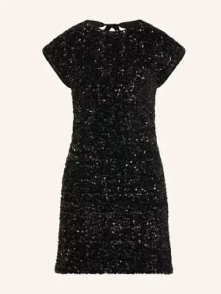 Princess Goes Hollywood Sukienka Z Cekinami I Aksamitem schwarz czarna