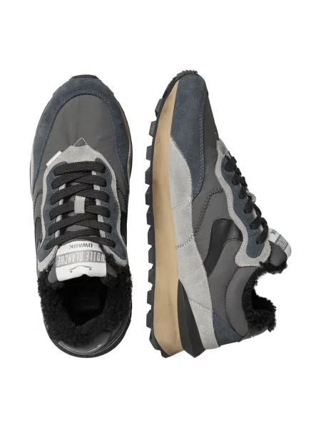 Sneakersy Voile Blanche wełniane szare