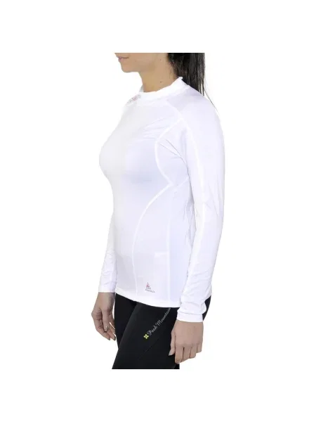 Tricou mânecă lungă Peak Mountain alb