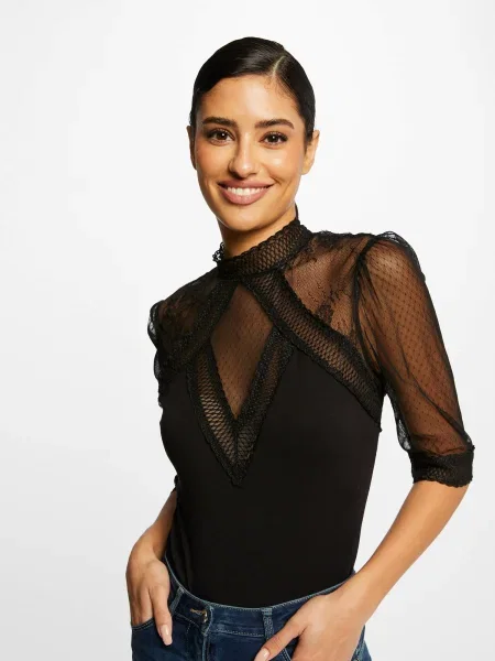 Morgan Bluză body DATIL' negru