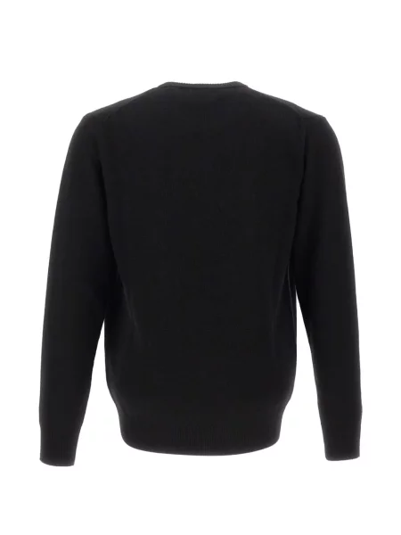 Pulover Mc2 Saint Barth cu broderie negru