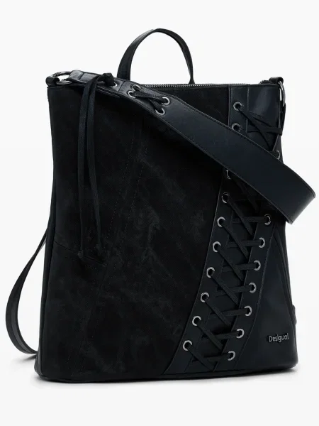 Desigual Geantă Patch Tango P negru
