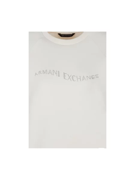 Bluza nierozpinana Armani Exchange biała