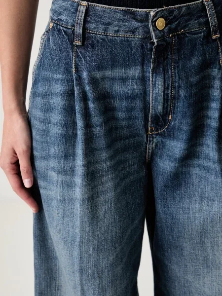 Tommy Hilfiger дънки wide leg дамски синьо