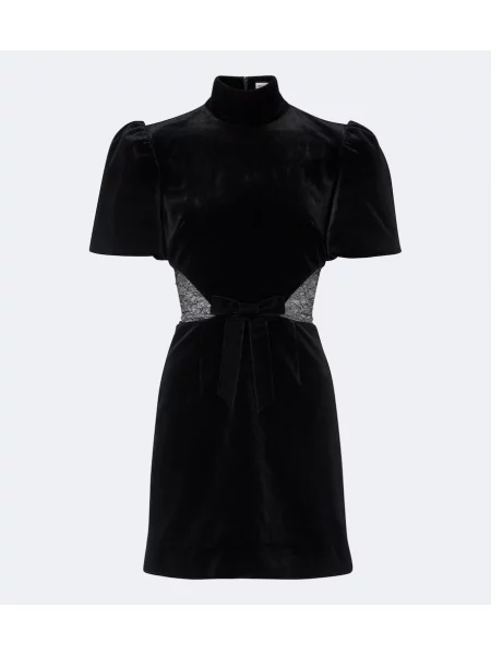 Rochie Rebecca Vallance de catifea negru
