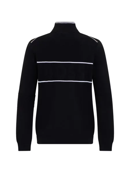 Pulover Boss cu imagine negru