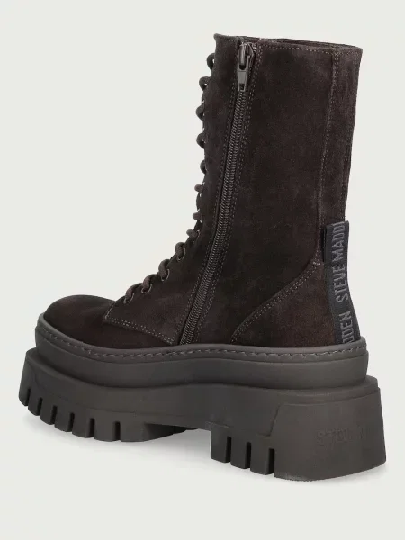 Steve Madden bokacsizma platformos női velúr Coast barna