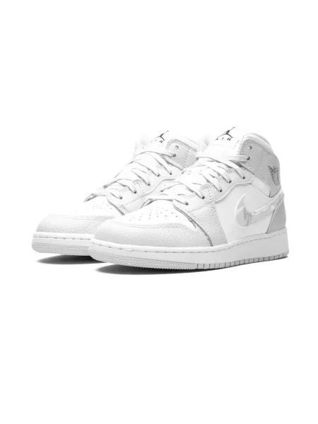 Sneakerși copii Jordan Air Jordan 1 alb