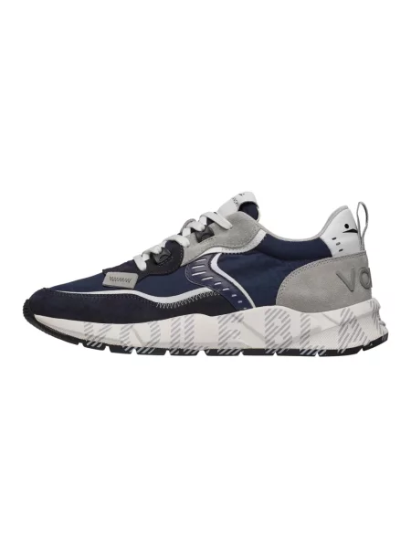 Sneakersy Voile Blanche skórzane niebieskie