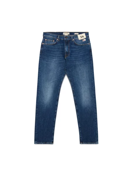 Jeansy straight leg Roy Rogers niebieskie