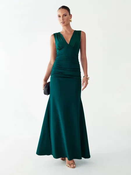 BWLDR Rochie de seară ALLEN pin verde