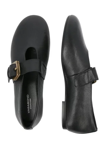 VAGABOND SHOEMAKERS Baleríny s ramienkom ALEYA' čierna
