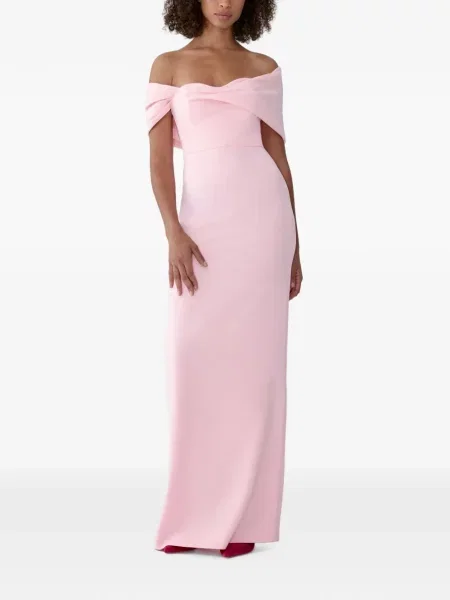 Rochie Carolina Herrera drapată roz