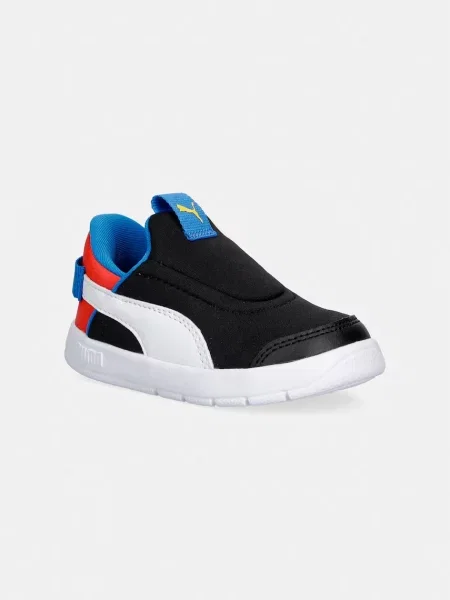 Puma Superge Courtflex v3 Sliptech Inf Črna bela