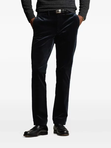 Vlněný zateplený svetr Polo Ralph Lauren modrý